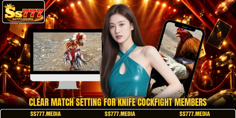 Clear match setting for Knife Cockfight members Clear match setting for Knife Cockfight members
