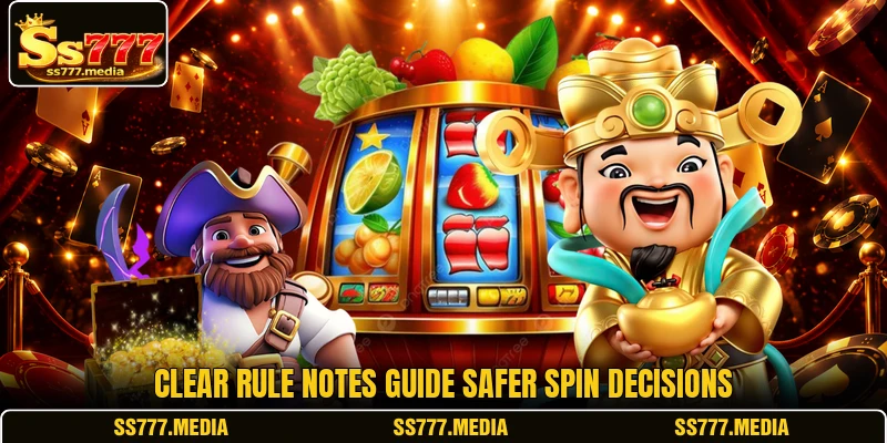 Clear rule notes guide safer spin decisions Clear rule notes guide safer spin decisions