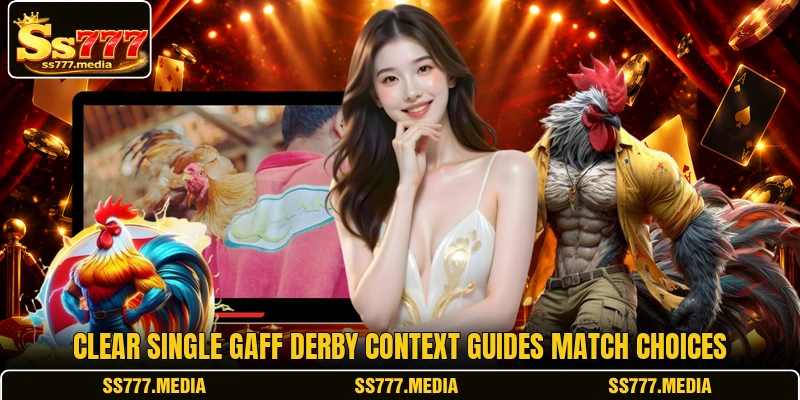 Clear Single Gaff Derby context guides match choices Clear Single Gaff Derby context guides match choices