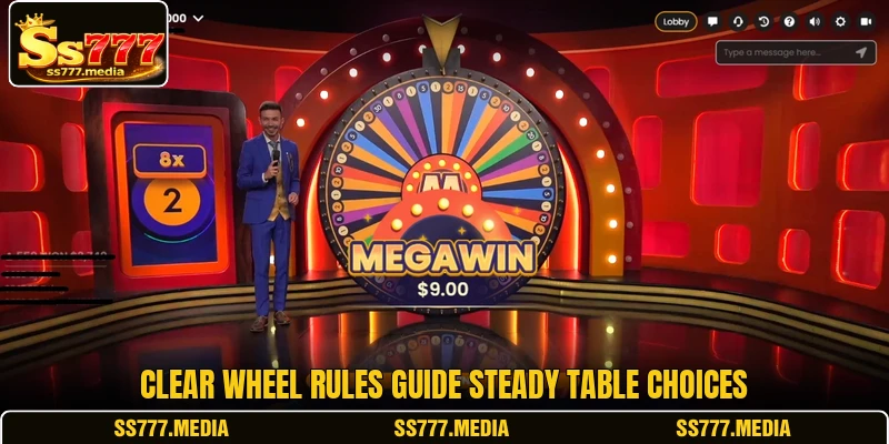 Clear wheel rules guide steady table choices Clear wheel rules guide steady table choices