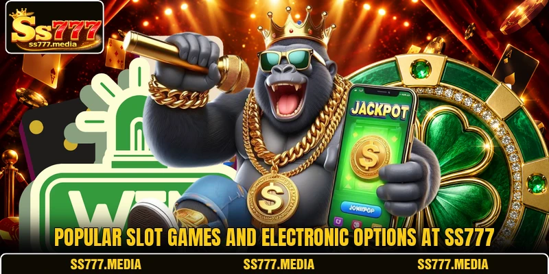 Popular slot games and electronic options at SS777 Popular slot games and electronic options at SS777