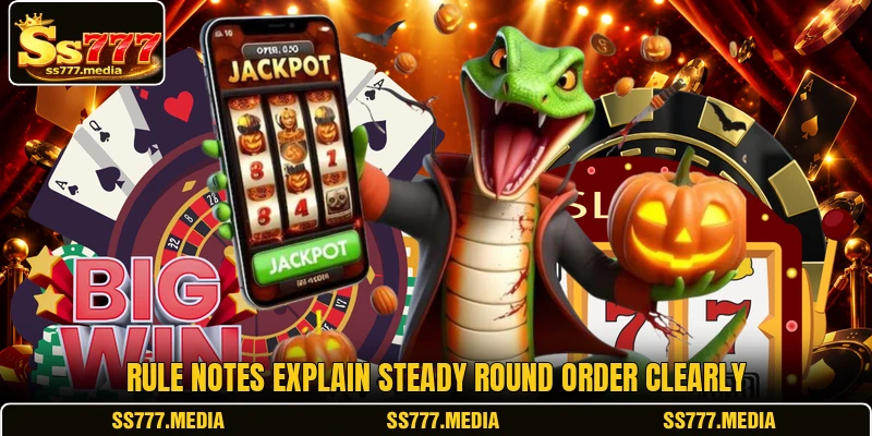 Rule notes explain steady round order clearly Rule notes explain steady round order clearly